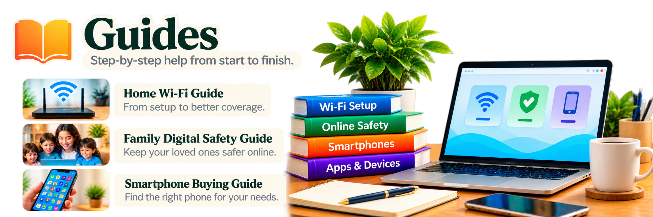 ONOCRA Guides — step-by-step help from start to finish