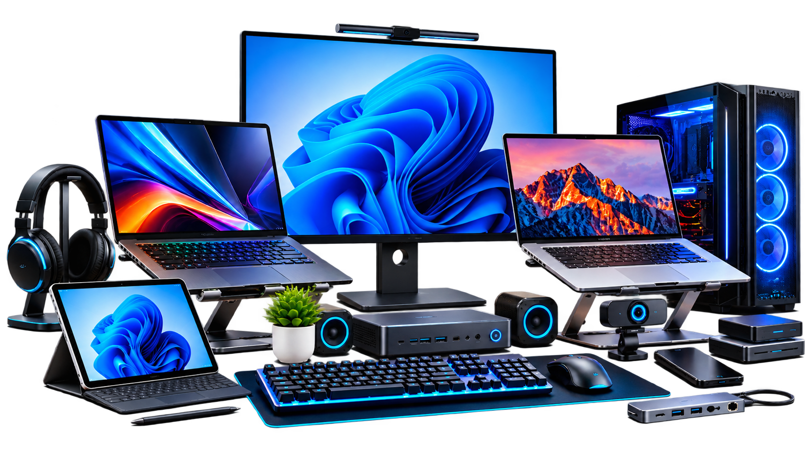 Computers and laptops