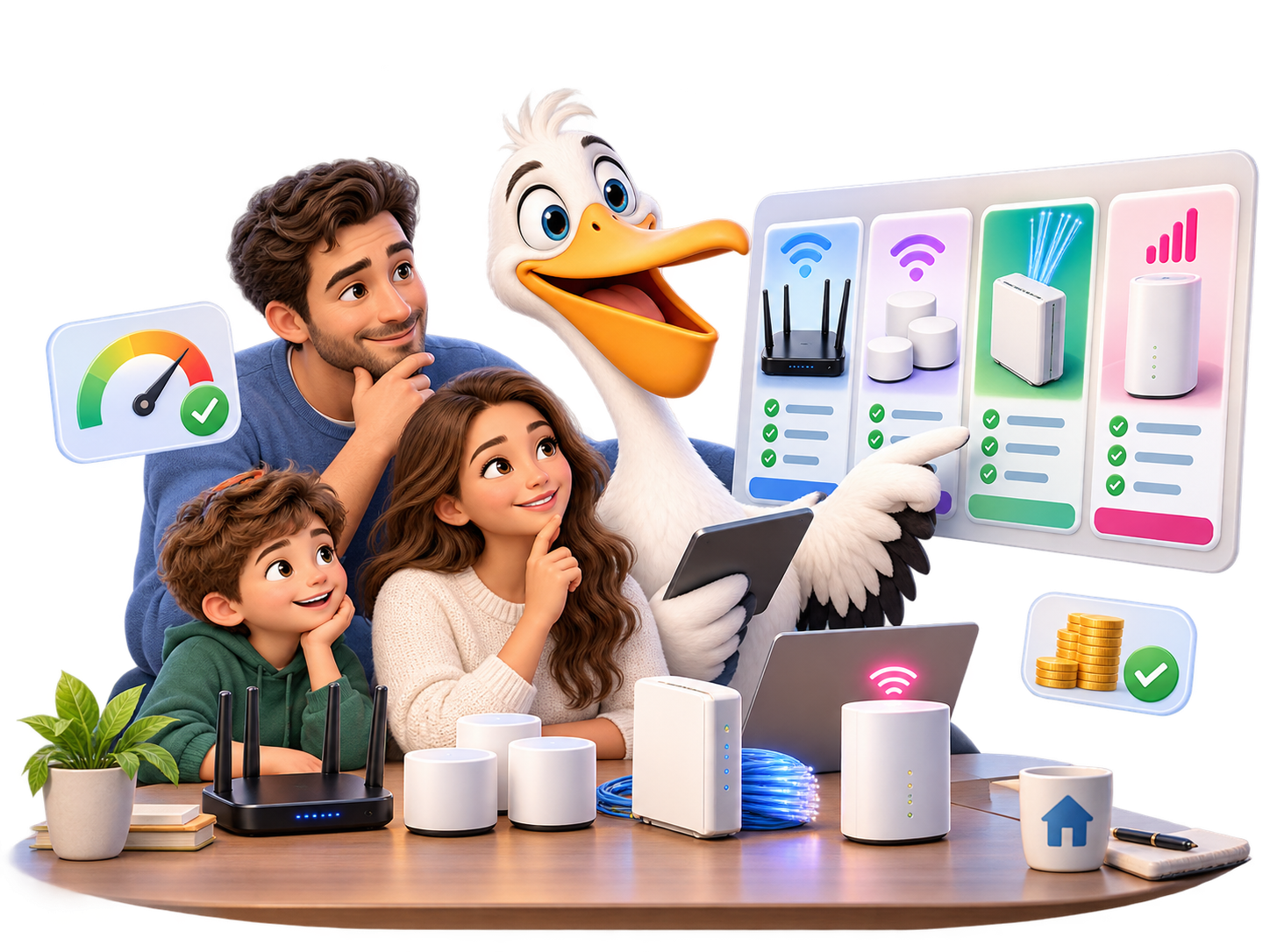Help choosing home internet and Wi-Fi equipment