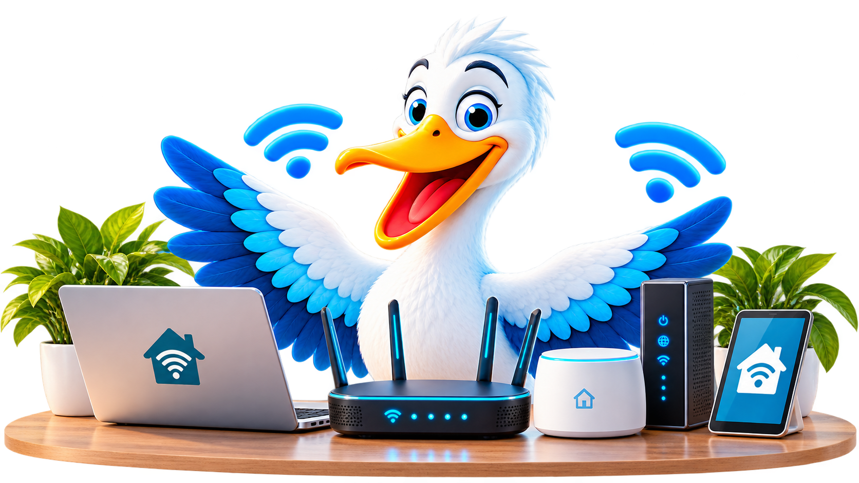 ONOCRA home Internet and Wi-Fi helper with routers, mesh equipment and connected devices