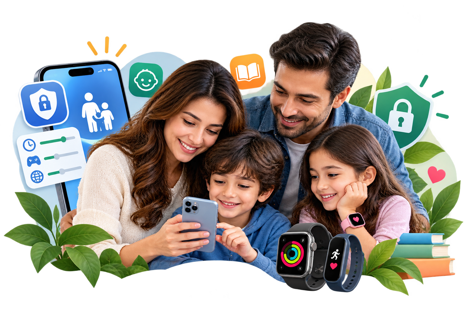 Digital parenting and safer family device use